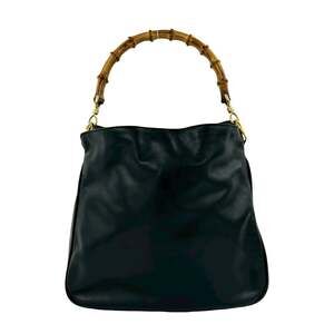 Gucci Vintage Bamboo Handle Open Hobo #317125G51B